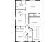 Detailed floor plan of the third floor features labeled primary bedroom, bathroom, and office spaces at 132 Cornerstone Pl, Woodstock, GA 30188