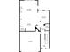 Second floor plan displays kitchen, living, and dining areas, with garage and foyer dimensions at 132 Cornerstone Pl, Woodstock, GA 30188