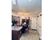 Charming dining area with a full dining set and a view of the side entryway at 791 Bristol Way, Lithonia, GA 30058