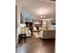 Cozy living room featuring a fireplace, comfortable seating, and stylish decor at 791 Bristol Way, Lithonia, GA 30058