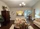 Cozy living room with comfortable seating and stylish decor, perfect for relaxation and entertaining guests at 791 Bristol Way, Lithonia, GA 30058