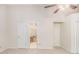 Bright bedroom features neutral walls, carpet, ceiling fan and open doorway to the ensuite bathroom at 1272 Whitlock Ridge Drive Sw Dr, Marietta, GA 30064
