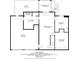 Detailed floor plan showcasing the layout with garage, bedrooms, decks, and utility areas at 3902 Robin Court Ct, Acworth, GA 30101