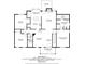 Detailed floor plan showcasing the layout of the 2504 square foot home, highlighting room dimensions at 3902 Robin Court Ct, Acworth, GA 30101