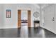 Foyer featuring a sliding barn door into another living space at 504 Telfair Park, Peachtree City, GA 30269