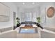 Bright living room with bay window, plantation shutters, and stylish decor at 504 Telfair Park, Peachtree City, GA 30269
