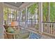 Screened porch provides a serene setting with lake views, perfect for relaxation and entertaining at 504 Telfair Park, Peachtree City, GA 30269
