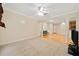 Spacious living room with hardwood floors and carpet, bright with natural light at 2303 Stratford Commons Commons, Decatur, GA 30033