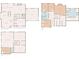 Detailed floor plan showcasing the layout of a multi-story home with multiple rooms and features at 4392 Windsor Oaks Cir, Marietta, GA 30066