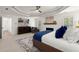 Open primary bedroom with trey ceiling, fireplace and plenty of natural light at 4392 Windsor Oaks Cir, Marietta, GA 30066