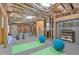 This partially finished basement is ready for a gym and play area at 511 Millwood Ct, Canton, GA 30114