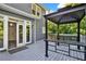 Exterior of home with a gazebo and lush greenery at 4955 Day Lily Nw Way, Acworth, GA 30102