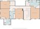 Second floor layout showcasing bedrooms, walk-in closets, and primary bath at 4955 Day Lily Nw Way, Acworth, GA 30102