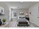 Bedroom with a bed, window, and modern decor at 829 Still Hill Ln, Lawrenceville, GA 30045