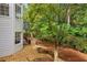 Well-maintained backyard featuring a mature Japanese maple, lush landscaping, and a peaceful, natural setting at 878 Treadstone Overlook, Suwanee, GA 30024