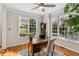 Cozy office space with natural light and hardwood flooring at 878 Treadstone Overlook, Suwanee, GA 30024