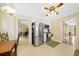 The kitchen has stainless steel appliances and an open view into the dining room at 3120 Henderson Walk, Atlanta, GA 30340