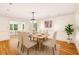 Elegant dining room featuring hardwood floors, natural light and contemporary decor at 1151 Roxboro Ne Cv, Atlanta, GA 30324
