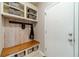 Mudroom with built-in bench and storage at 1461 Radstone Dr, Lawrenceville, GA 30044