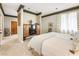 Bedroom featuring neutral tones, a TV console, and view to another room at 2837 N Hills Ne Dr, Atlanta, GA 30305