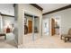 Spacious bedroom hallway with doors leading to closets, bathroom, and other rooms at 2837 N Hills Ne Dr, Atlanta, GA 30305