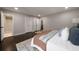 Main bedroom with hardwood flooring and ensuite bathroom at 4214 Williamsburg Dr, College Park, GA 30337