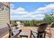 Outdoor living space featuring Adirondack chairs and scenic views from this well-maintained deck at 52 Waterside Se Dr, Cartersville, GA 30121