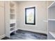 A well-organized walk-in closet with ample shelving and storage space for an efficient wardrobe display at 1812 Hunters Gln, Marietta, GA 30062