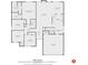 Detailed floor plan illustrating the layout and dimensions of the home at 2420 Walnut Grove Way, Suwanee, GA 30024