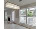 Living room view with fireplace and a walkout to a patio area at 2420 Walnut Grove Way, Suwanee, GA 30024