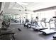 Well-equipped gym with modern equipment and mirrored walls at 711 Cosmopolitan Dr # 413, Atlanta, GA 30324