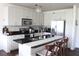 Bright kitchen features stainless steel appliances, a central island, and ample cabinet space at 711 Cosmopolitan Dr # 413, Atlanta, GA 30324