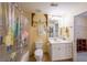 Functional bathroom with shower-tub combination and access to a walk-in closet at 230 E Ponce De Leon Ave # 324, Decatur, GA 30030