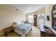 Cozy bedroom with natural light, including antique furnishings and decor at 230 E Ponce De Leon Ave # 324, Decatur, GA 30030