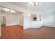 Open-concept living room with passthrough to kitchen at 30 Dunwoody Springs Dr, Atlanta, GA 30328