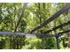 Charming backyard oasis featuring a pergola with string lights, creating a tranquil outdoor space at 3227 Due West Rd, Dallas, GA 30157
