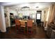Kitchen with a kitchen island with seating and stainless steel appliances at 3227 Due West Rd, Dallas, GA 30157