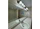 Bathroom with extended countertop and lighting fixture at 525 Cherokee Overlook Ct, Canton, GA 30115
