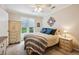 Cozy bedroom with carpet, a window, a decorative mirror, and neutral decor, perfect for relaxation at 747 Channing Nw Dr, Atlanta, GA 30318