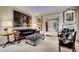 Sophisticated living room featuring elegant furniture, detailed trim, and natural light at 1676 Grove Park Way, Decatur, GA 30033