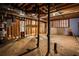 Unfinished basement with concrete floor and exposed piping, ready for conversion into living space at 2528 Chimney Springs Dr, Marietta, GA 30062