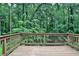 Large wooden deck overlooking lush green trees, perfect for outdoor relaxation at 2528 Chimney Springs Dr, Marietta, GA 30062
