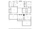 Detailed floor plan showcasing the layout of the home's two floors, including kitchen, bedrooms, and living spaces at 2528 Chimney Springs Dr, Marietta, GA 30062