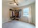 Bedroom with closet shelving for clothes storage at 2645 Holly Berry Trl, Snellville, GA 30039