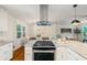 Kitchen features stainless appliances, granite countertops, cooktop, and a dining area at 3597 Embry Cir, Atlanta, GA 30341