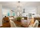 Open concept living space featuring the kitchen, dining room, and living room at 3597 Embry Cir, Atlanta, GA 30341