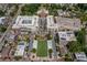 Aerial view of a vibrant downtown area with shops, restaurants, and community gathering spaces at 4016 Dover Ave, Alpharetta, GA 30009