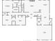 Layout of the house indicating room dimensions and overall design at 4016 Dover Ave, Alpharetta, GA 30009