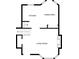 First floor layout with kitchen, dining area, and living room, providing an open and functional living space at 1380 Ashbrook Dr, Lawrenceville, GA 30043