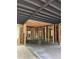 Interior view of the house, exposing wood beams, framing, and wood floors at 1422 Boulevard Se, Atlanta, GA 30315